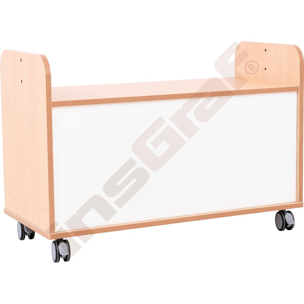 Mobilní skříňka Flexi M s policí a magnetickou tabulí