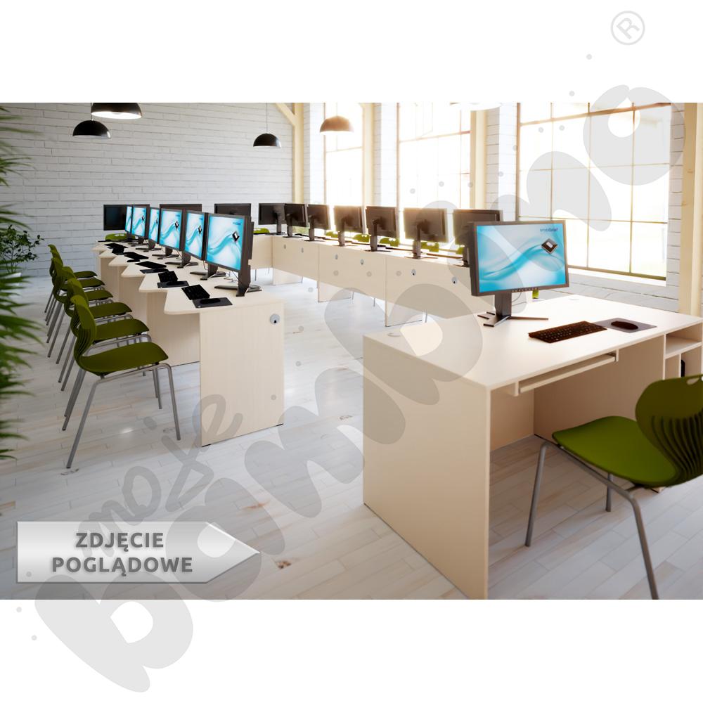 SmartLab – kompleksowa pracownia terminalowa na 24 stanowiska – krzesła zielone