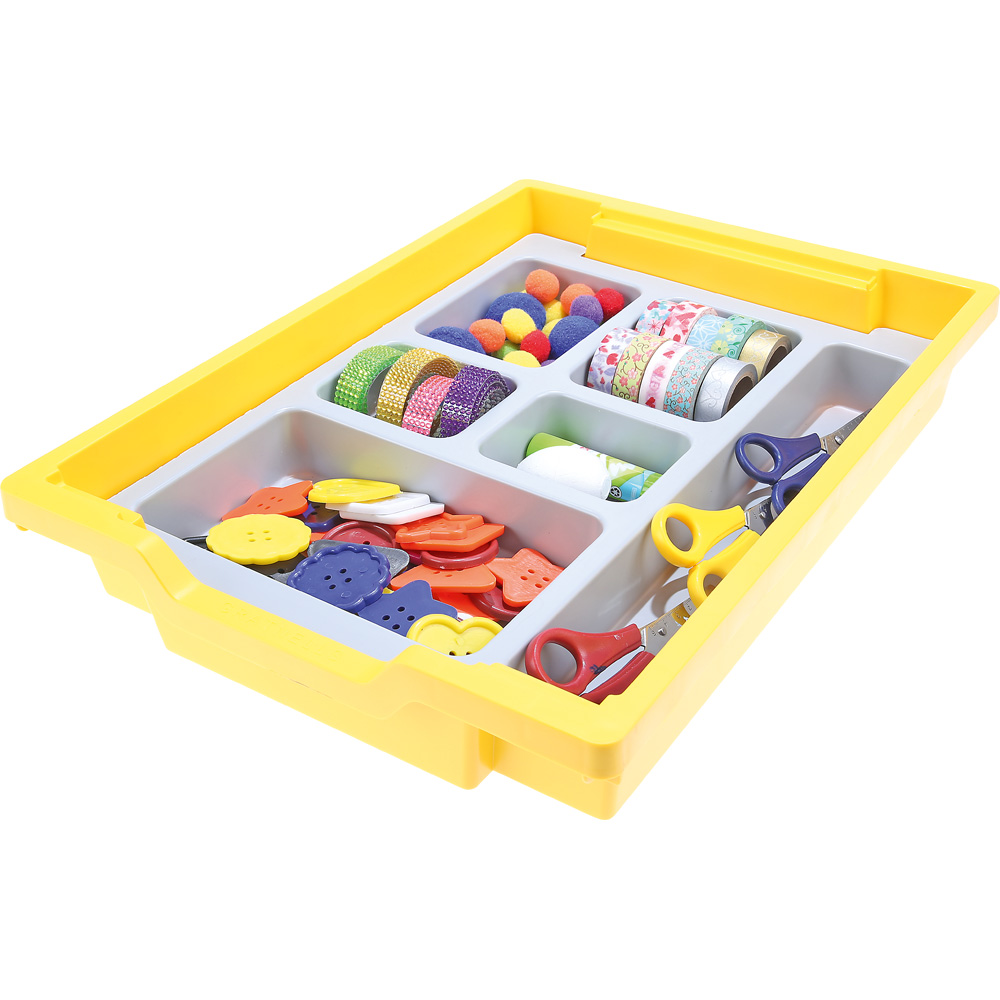 Organizér do úložného boxu so 6 kancelárskymi  priehradkami