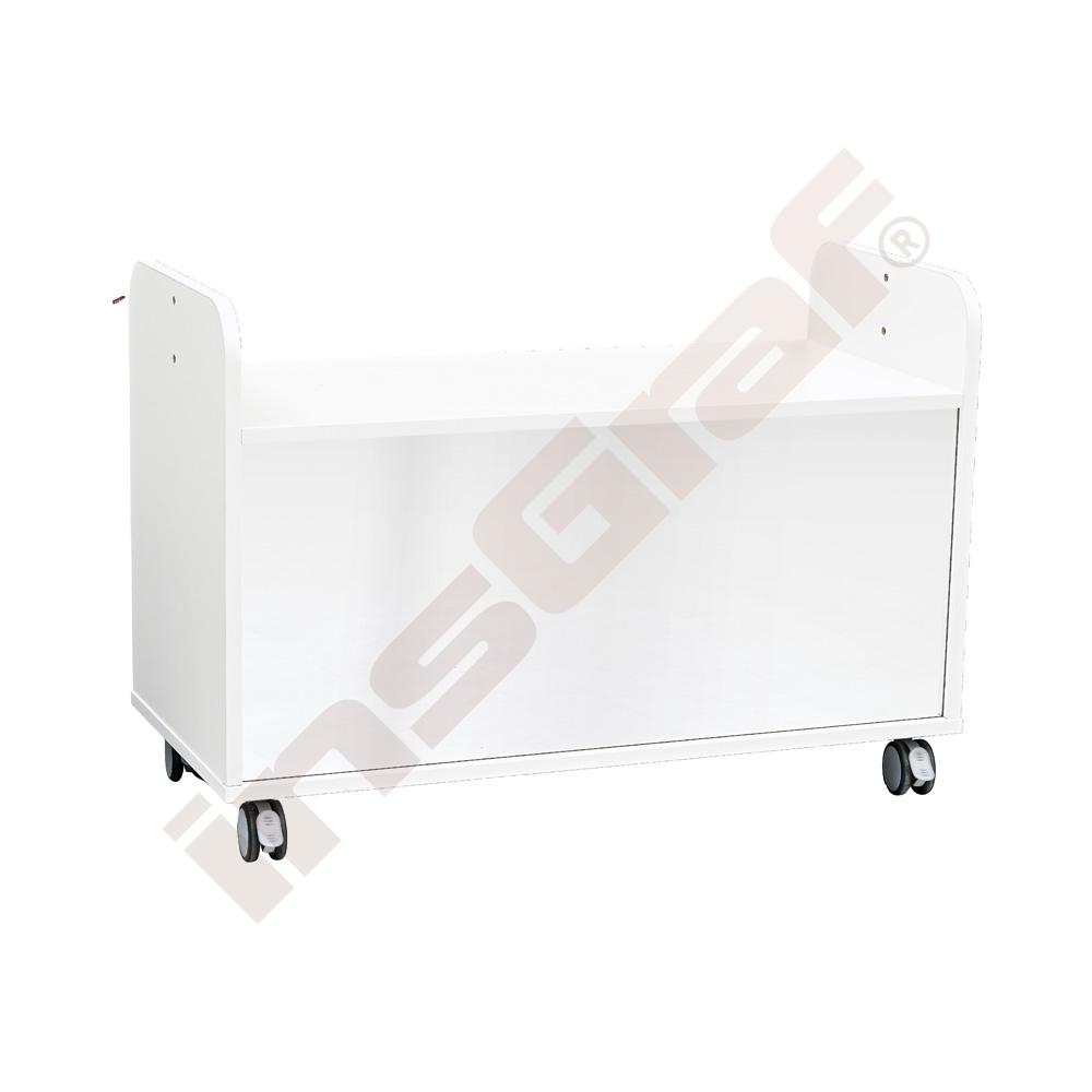 Quadro Mobilní skříňka M se zrcadlem, do hracích koutků, světlý javor