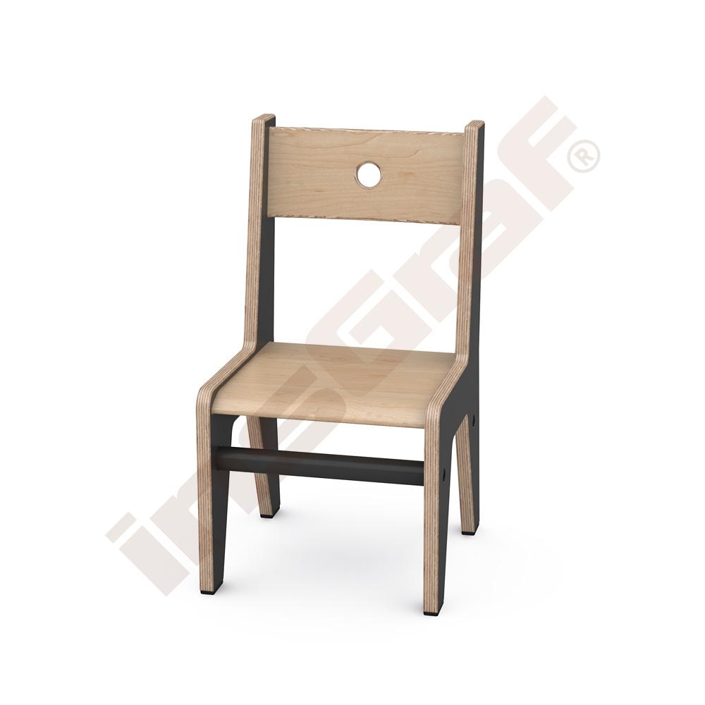 Černá židlička FLO 21 cm