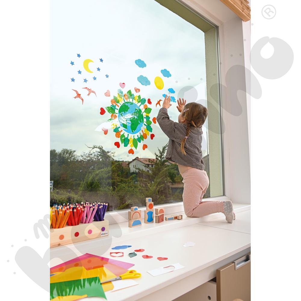 Kolorowe folie na okno