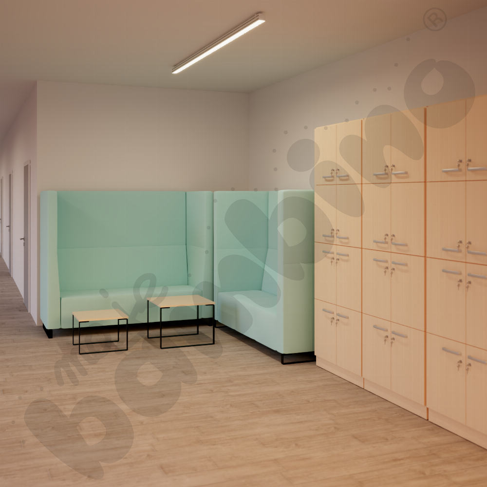 Korytarz szkolny z sofami Universum