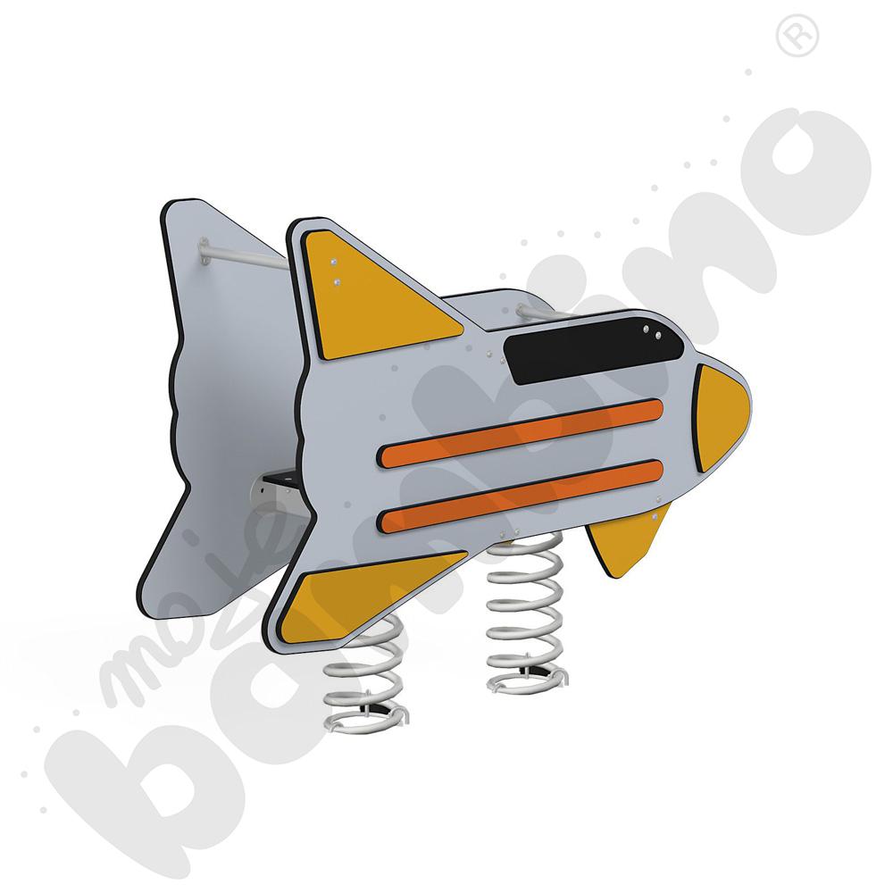 Universum - wahadłowiec na sprężynach na podstawie metalowej