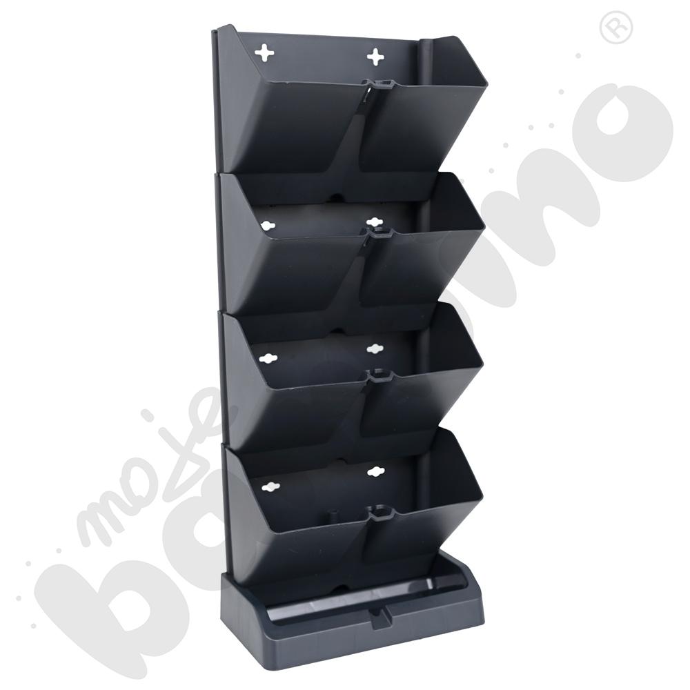 Donice modułowe na 8 roślin - antracytowe