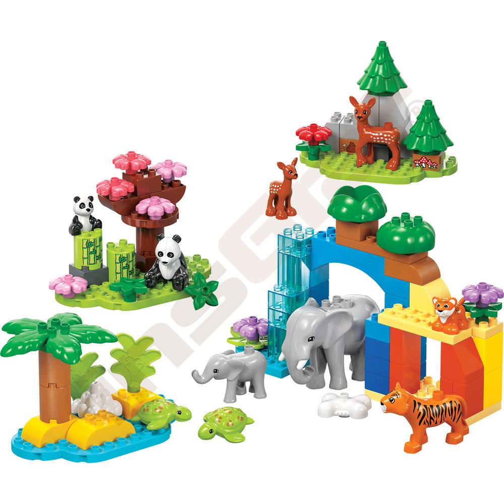 LEGO® Duplo 3 v 1 Rodiny divokých zvierat