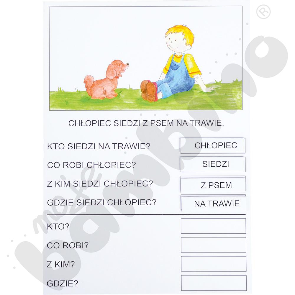 Karty ćwiczeń - Pytam i odpowiadam