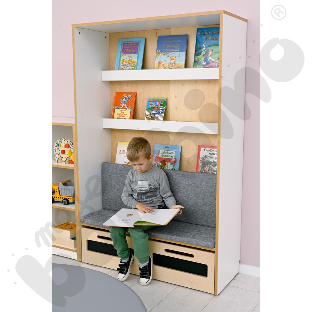 Biblioteczka NEA z materacem