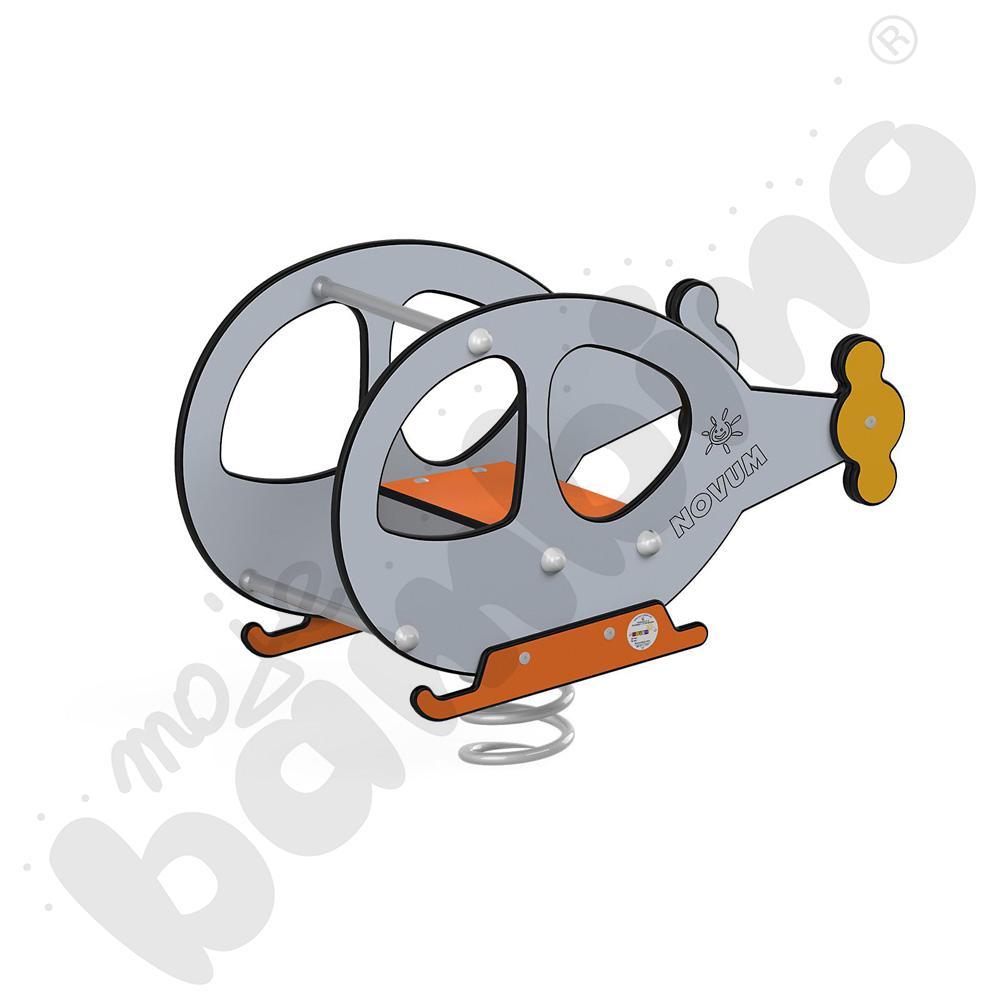 Sprężynowiec Helikopter na podstawie betonowej