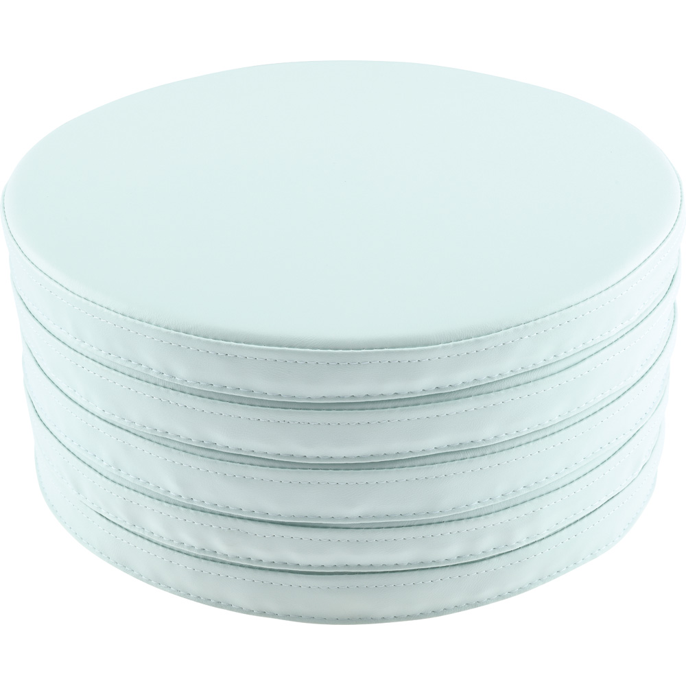 Poduszki okrągłe błękitny pastel, 5 szt.