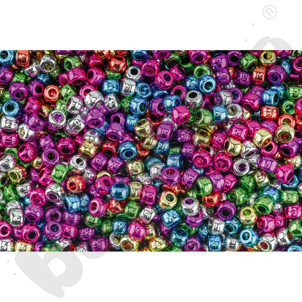 Koraliki metaliczne, 4000 szt.