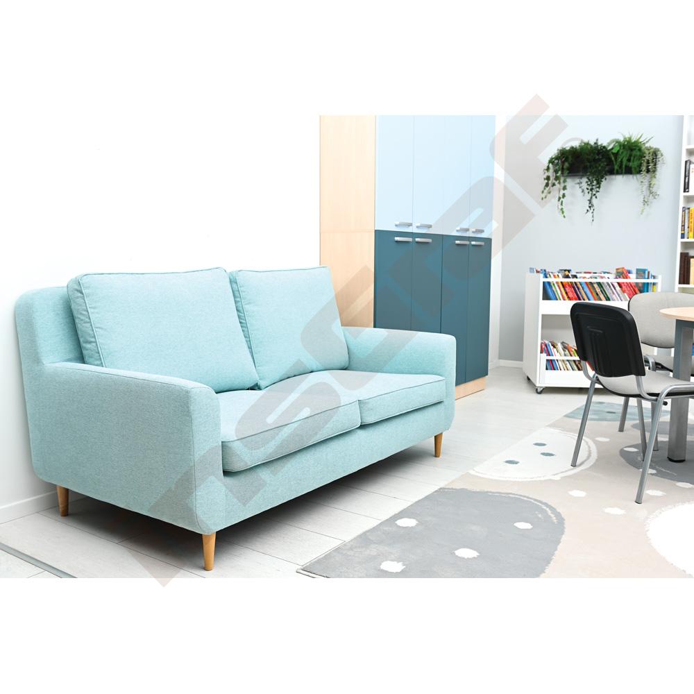 Yoko Zweisitzer-Sofa, türkis