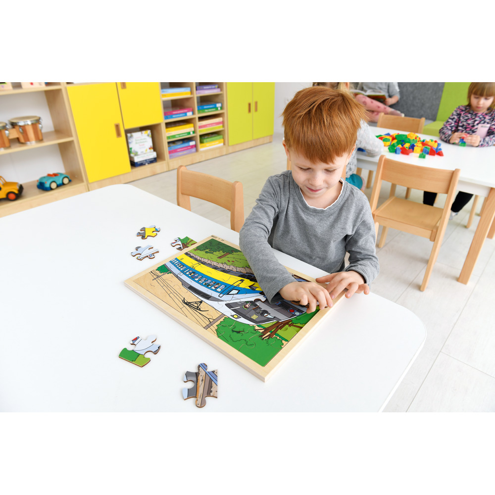 Puzzle - 2 vrstvové - vlak