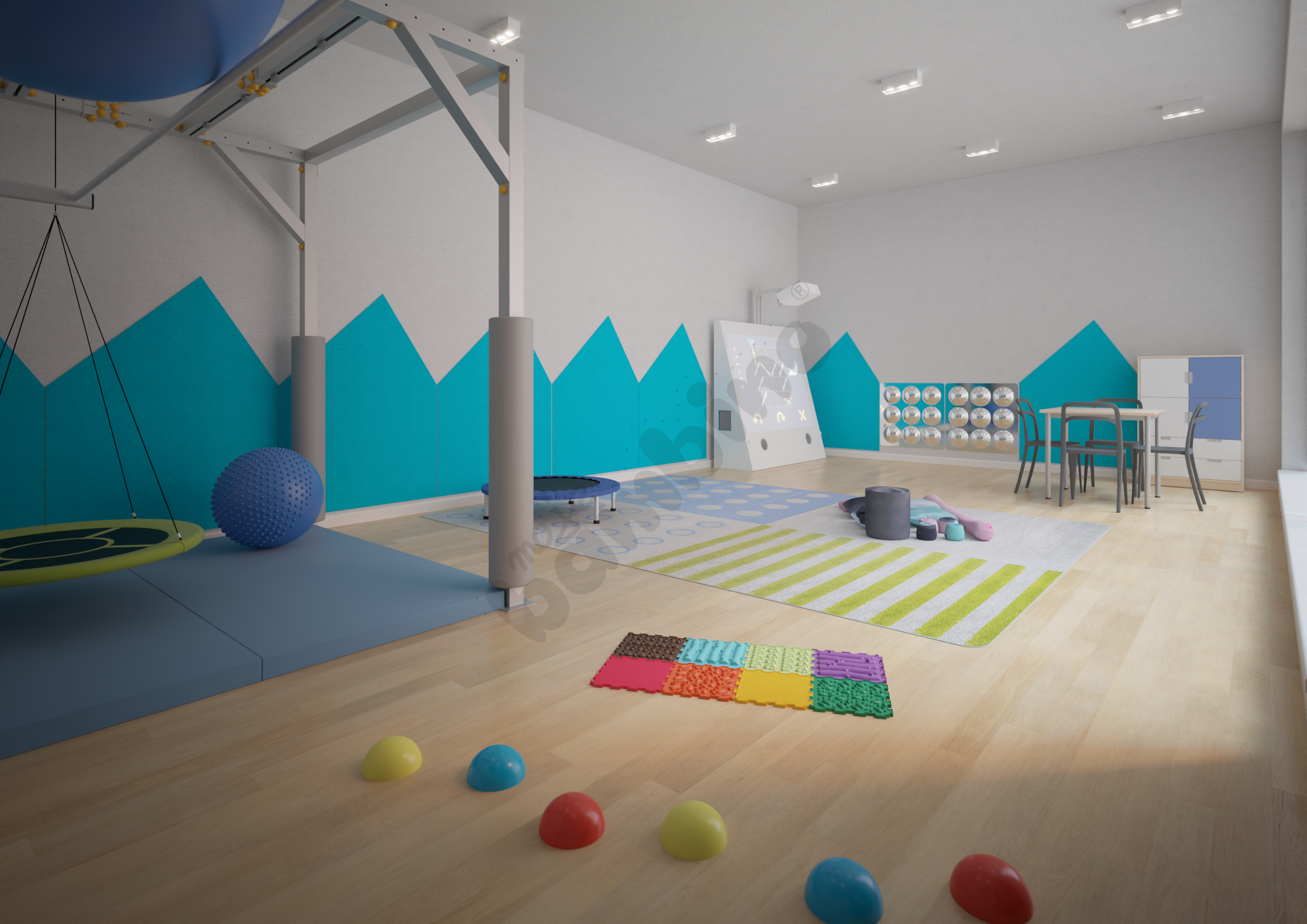 Sala do terapii integracji sensorycznej