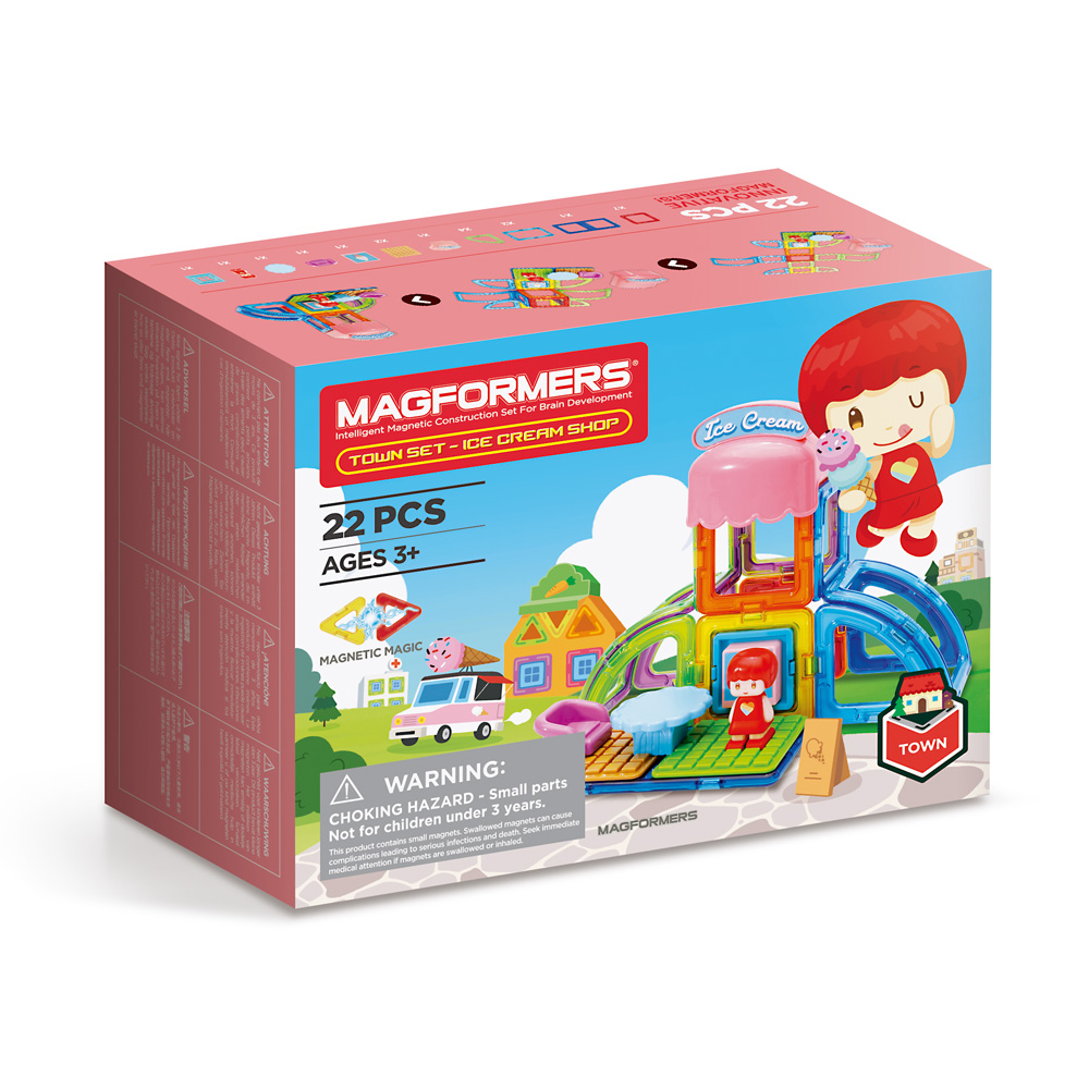 Magformers Town Set - zmrzlináreň
