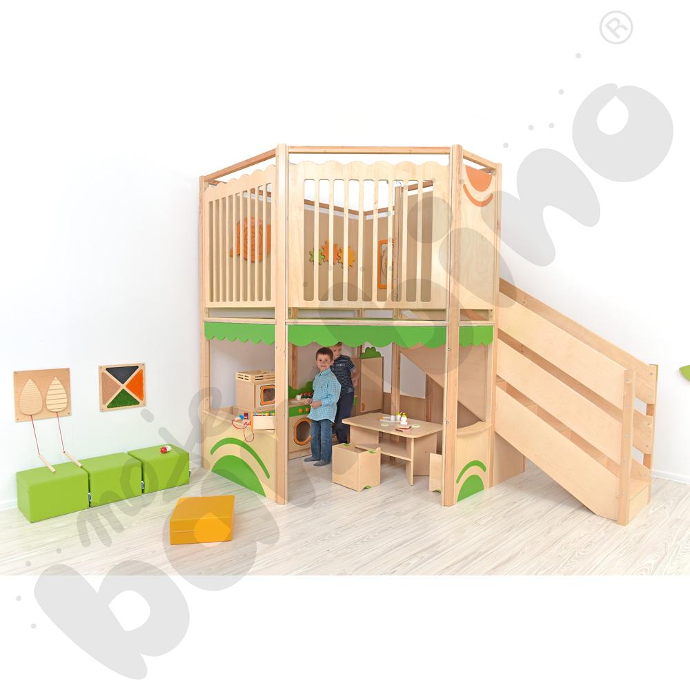 Kącik piętrowy, schody po prawej