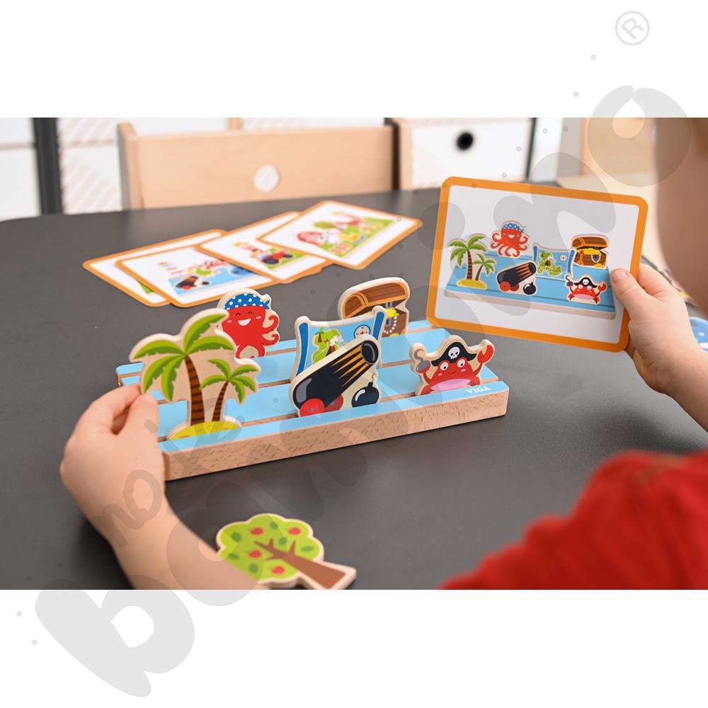 Układanka przestrzenna - farma/morze