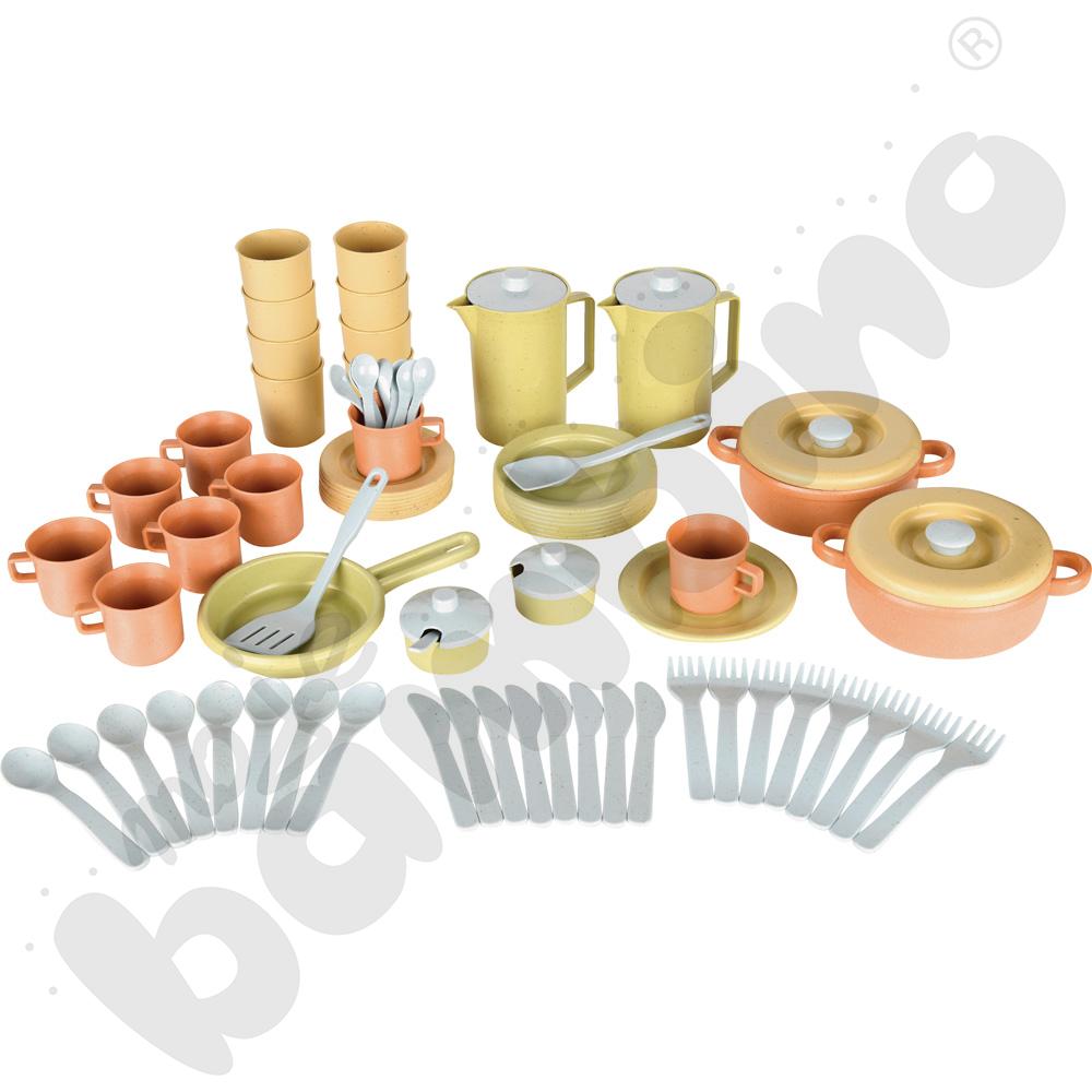 Zestaw naczyń do zabawy BIO, 79 elem.