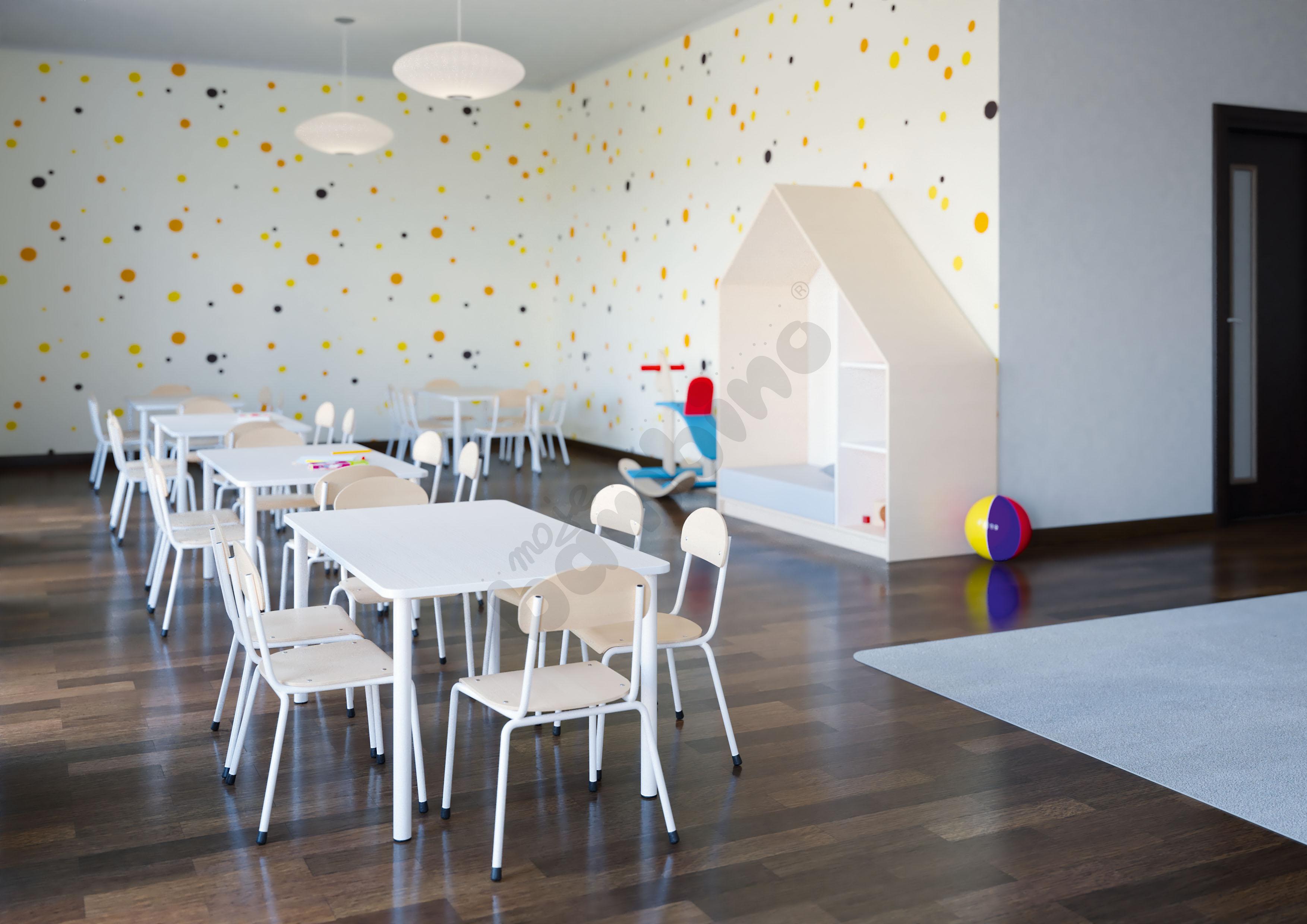 Sala przedszkolna z domkami Quadro dla 30 dzieci