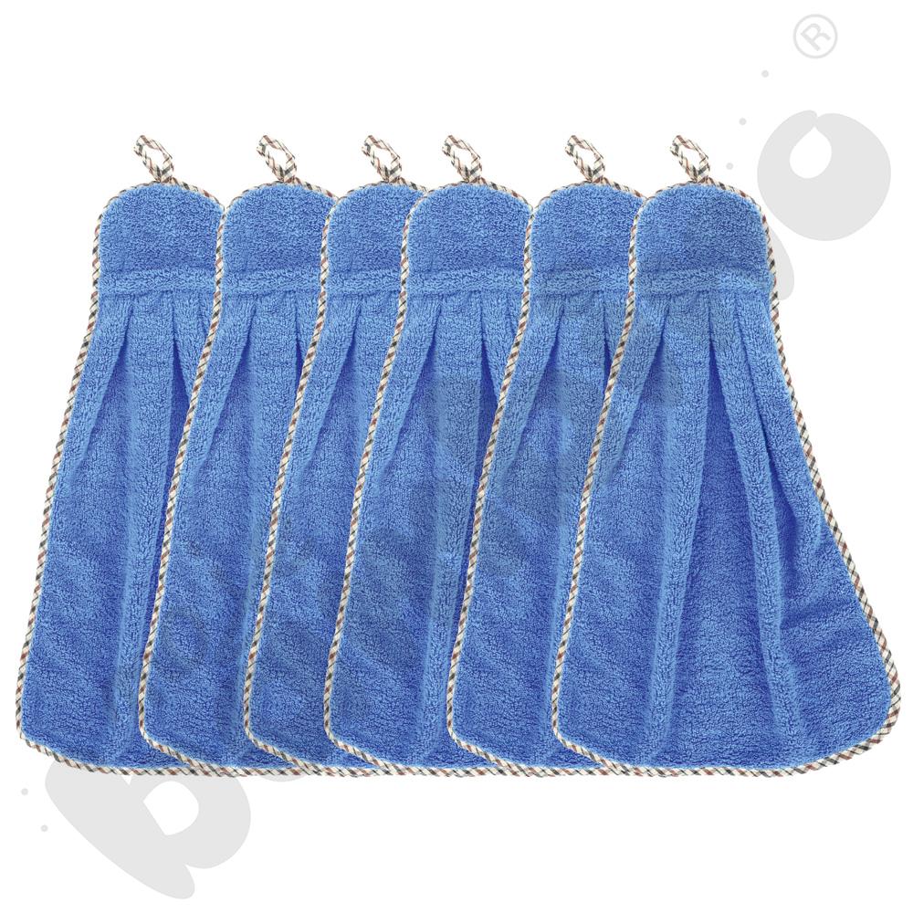 Ręczniki niebieskie, 6 szt.