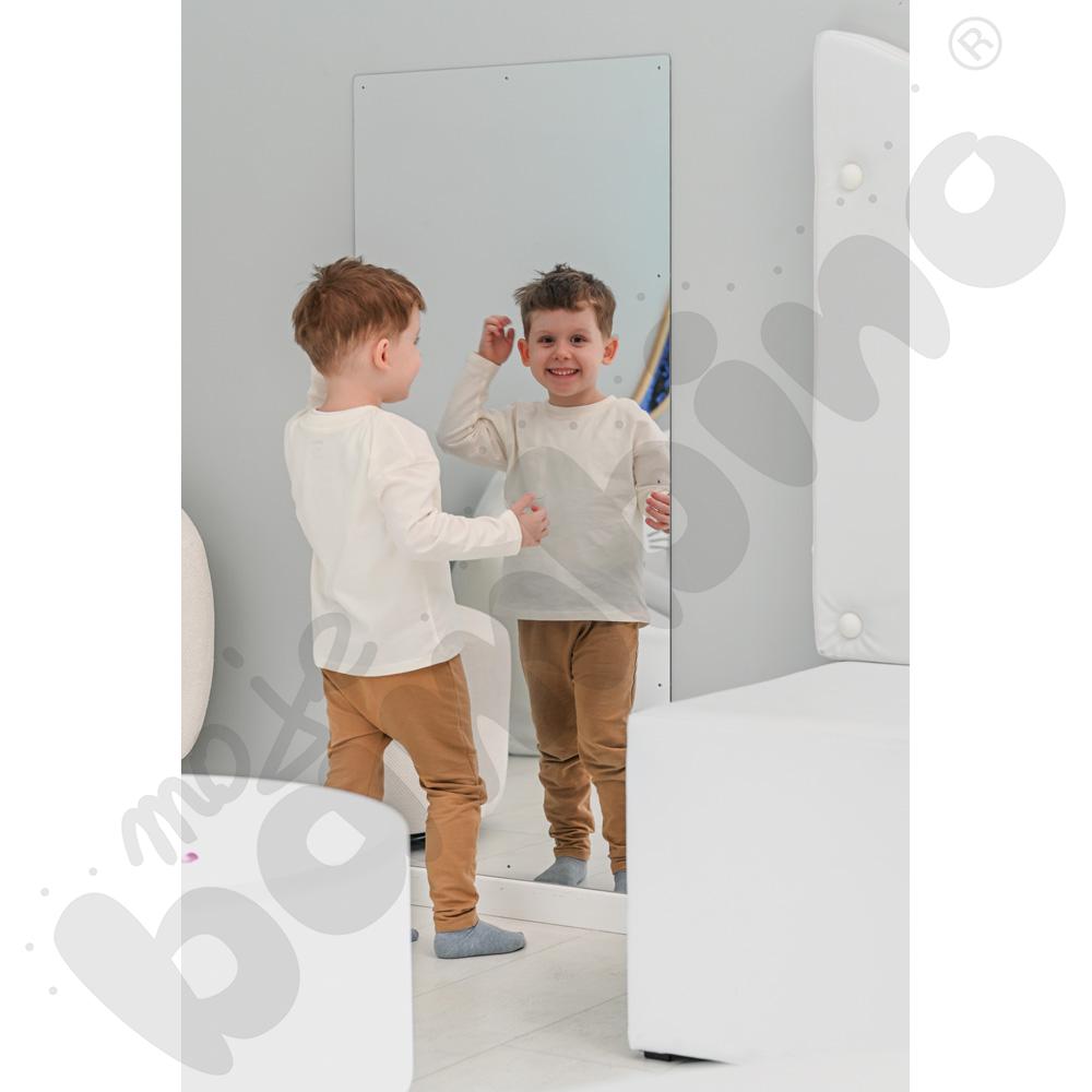 Lustro bezramowe 130 x 60 