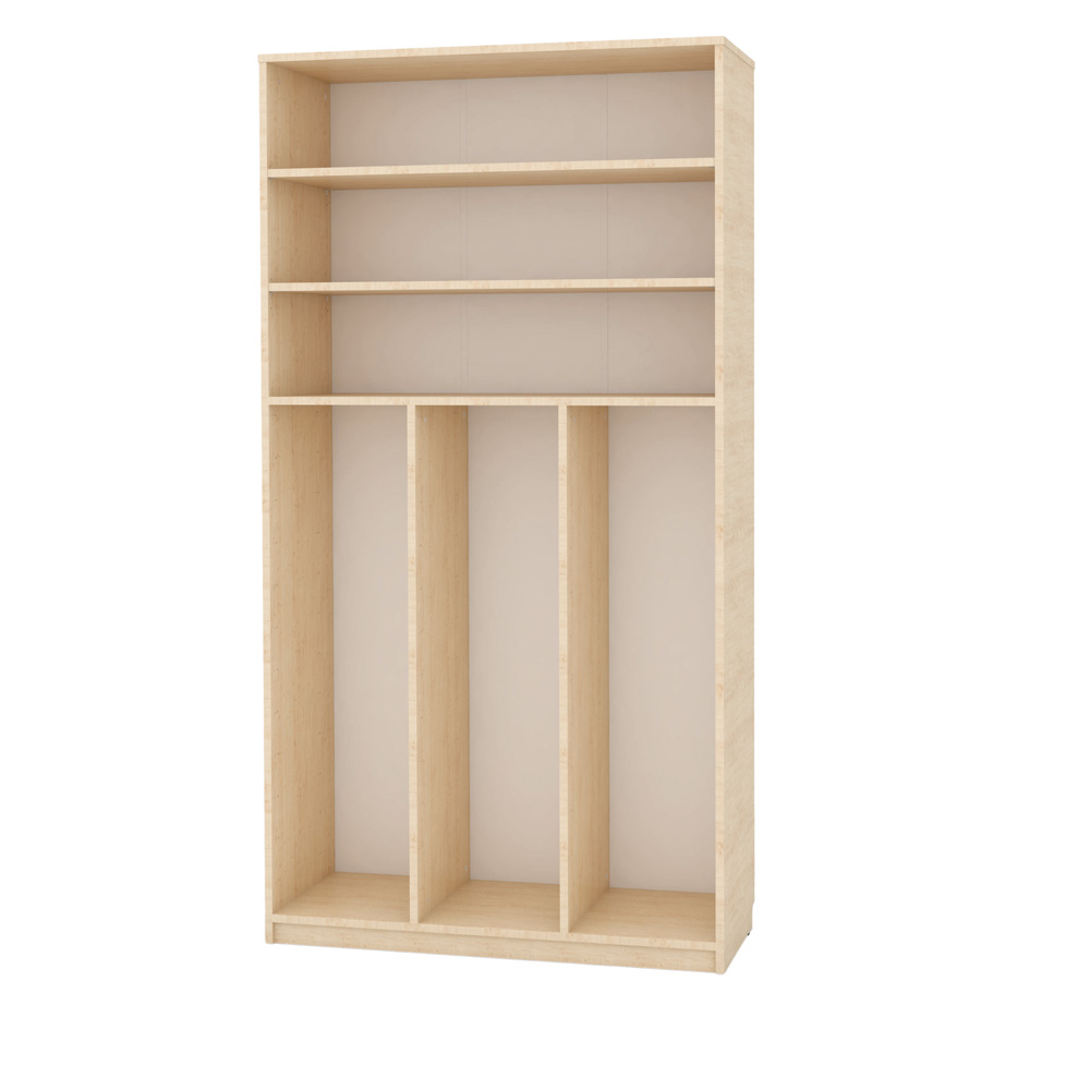 Skrinka Feria na úložné boxy, vysoká, svetlý javor