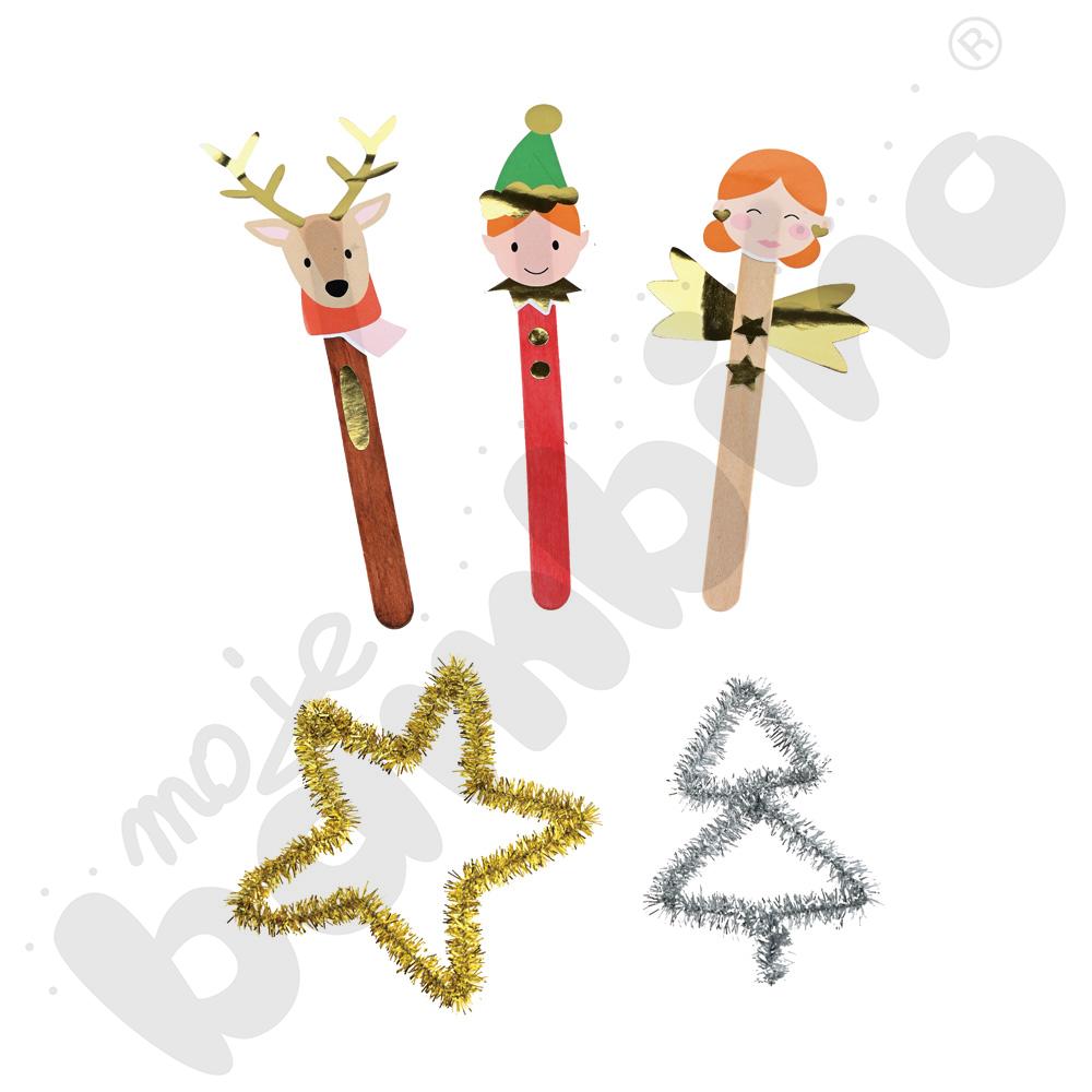 Zestaw do tworzenia z drucików kreatywnych - zima