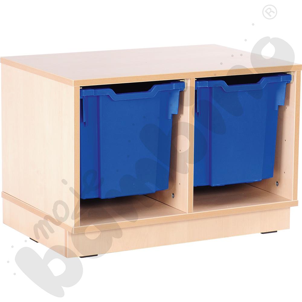 Szafka Flexi M na plastikowe pojemniki na cokole