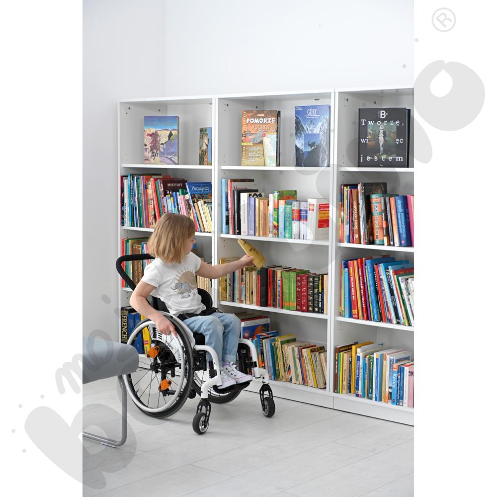 Quadro – szafka XL z 3 półkami, biała