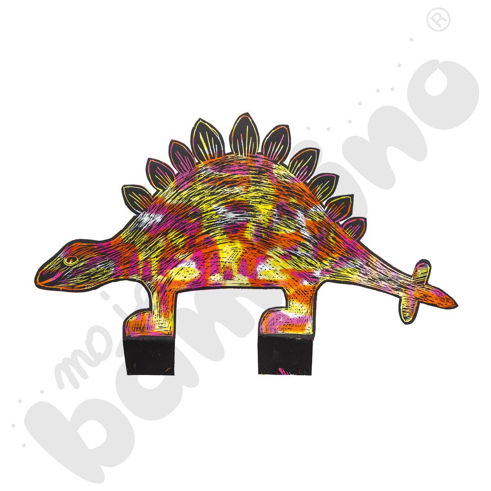 Świat dinozaurów z wydrapywanek