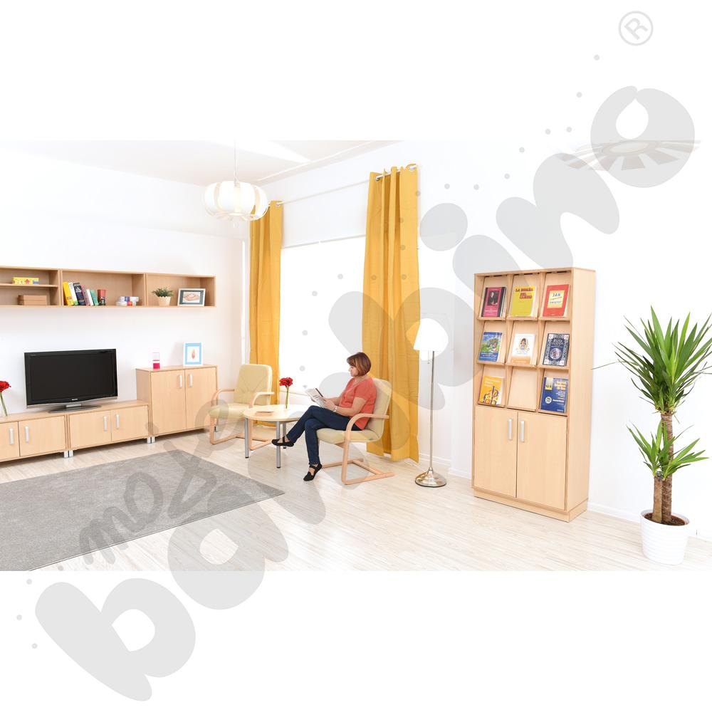 Biblioteczka Flexi ze schowkami