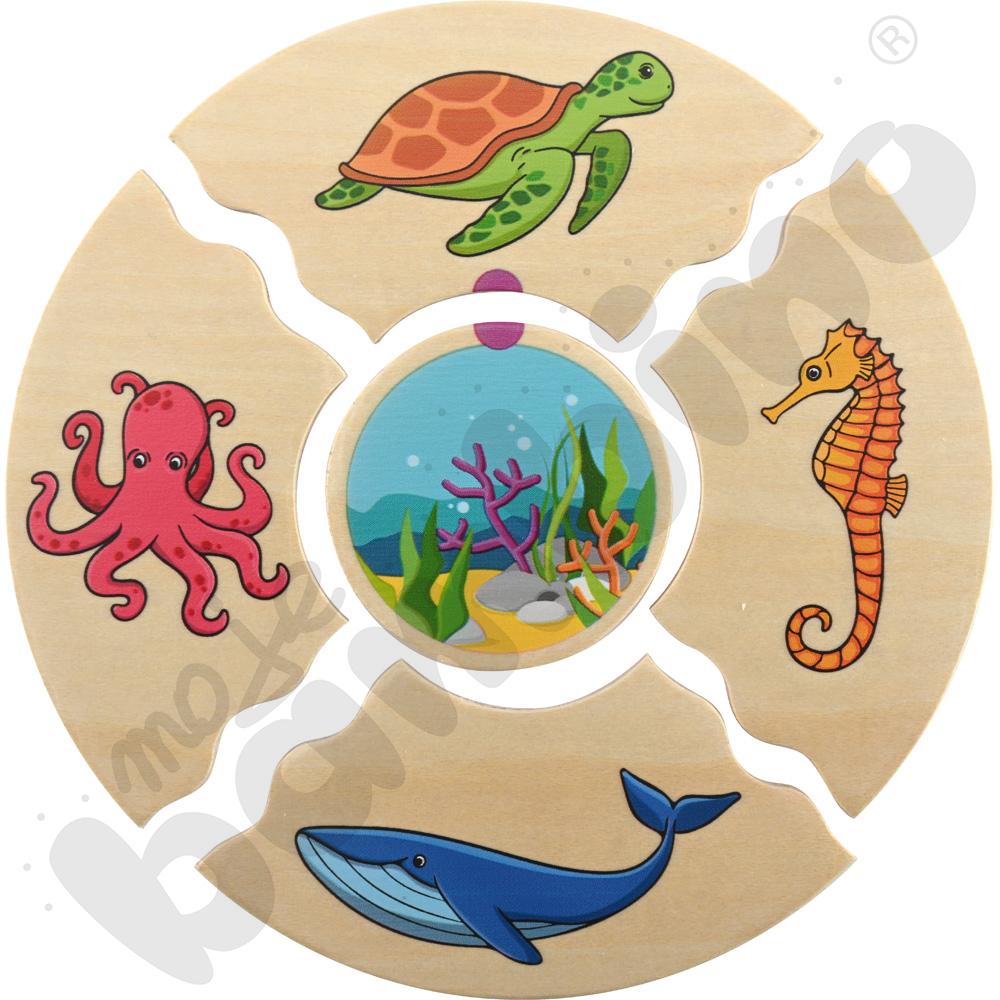 Układanka - środowiska życia zwierząt