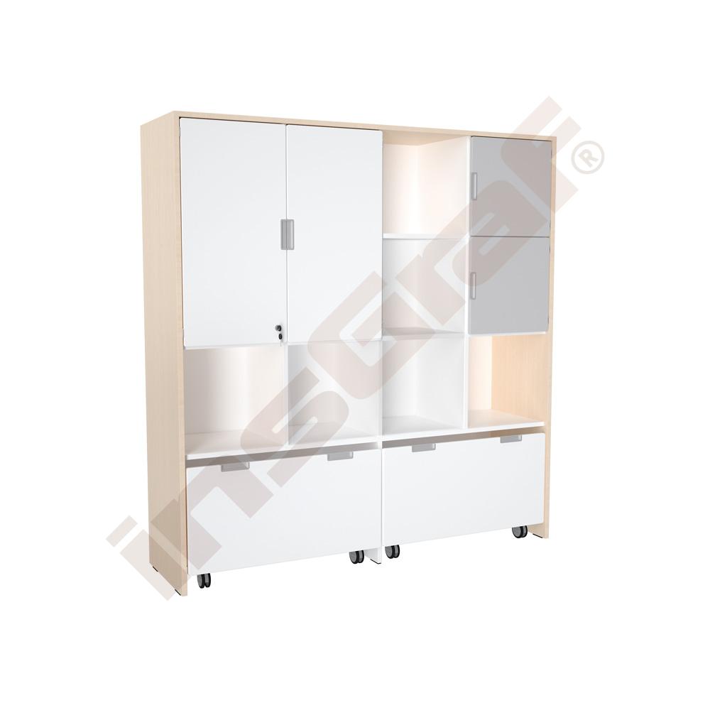 Quadro - sestava 240, korpus světlý javor