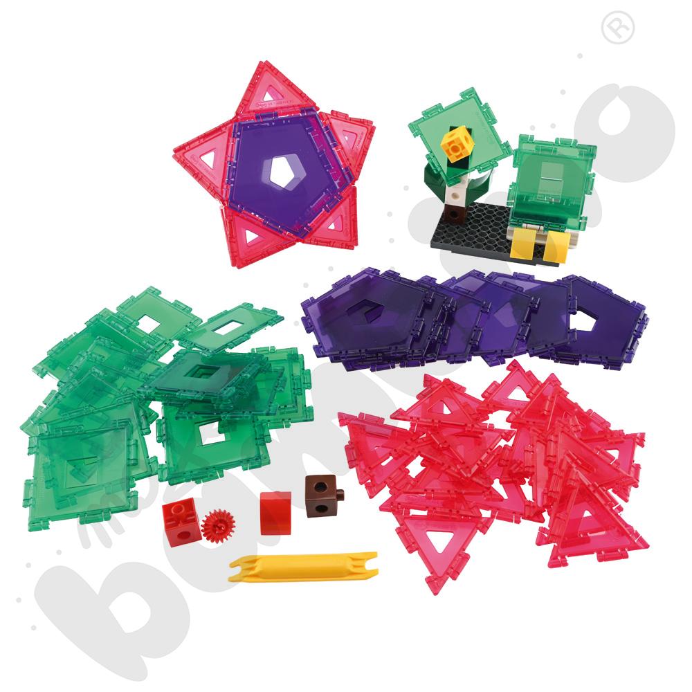 Klocki Gigo - Edukacja - zestaw geometryczny, 92 elem.