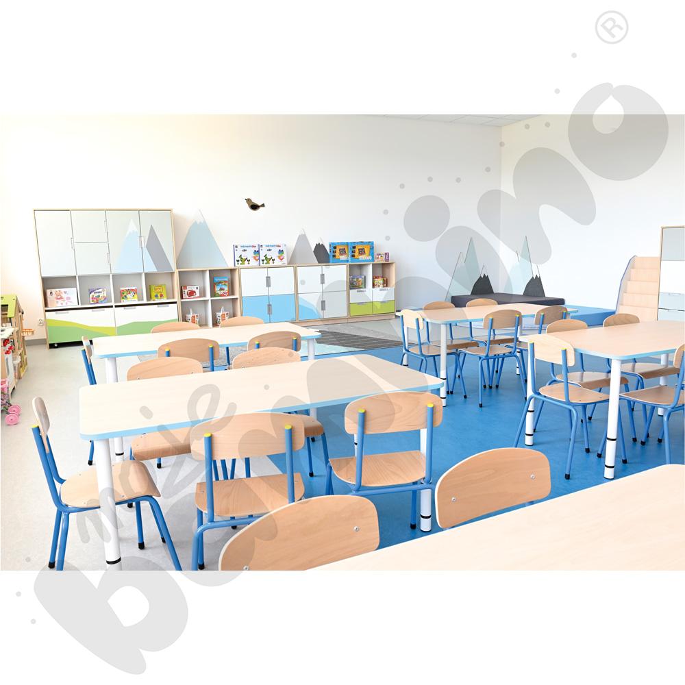 Quadro - zestaw Góry 90 st., cichy domyk, skrzynia klon jasny