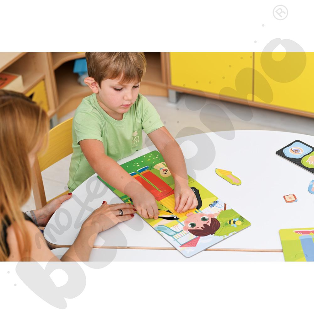 U doktora - układanka Montessori