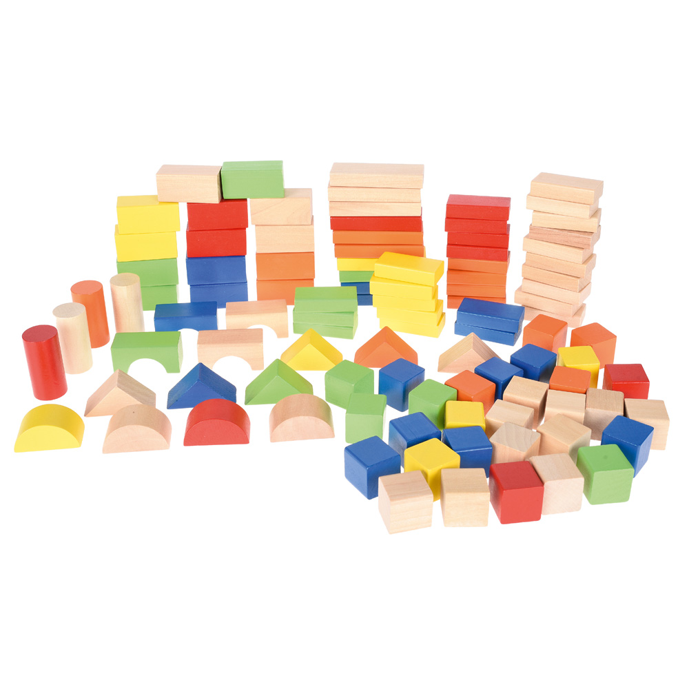Drevené kocky Matildy, 100 ks