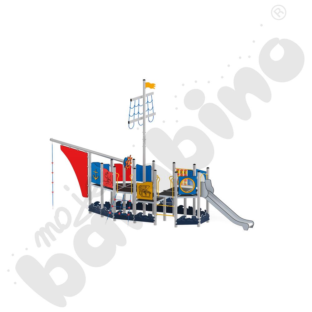 Statek Marco Polo, metalowe słupy