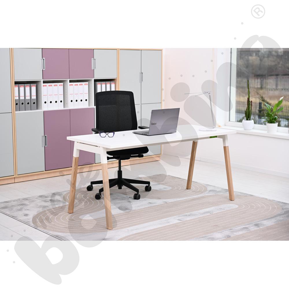 Biurko proste OgiW białe