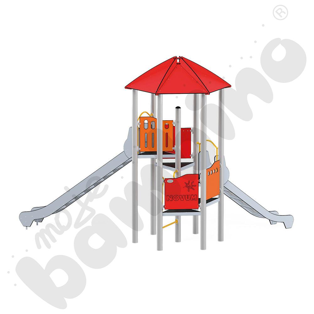 Orbis - baszta 8, metalowe słupy