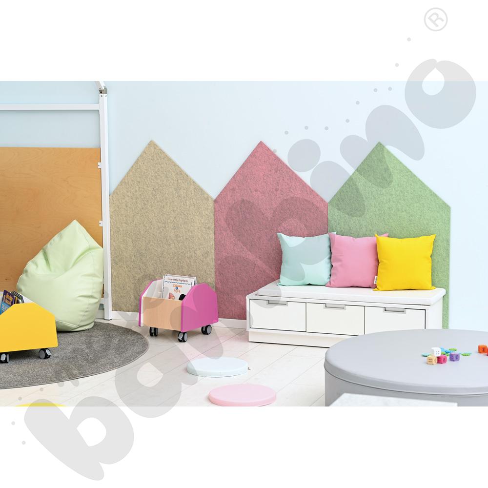 EKO dekor - domek średni - kość słoniowa