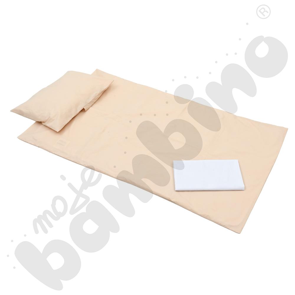 Komplet pościeli przedszkolnej - beżowej