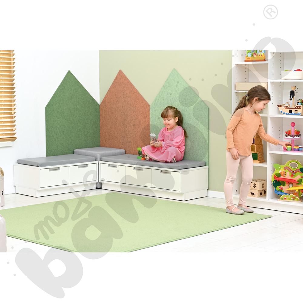 Quadro – regał XL płytki – biały