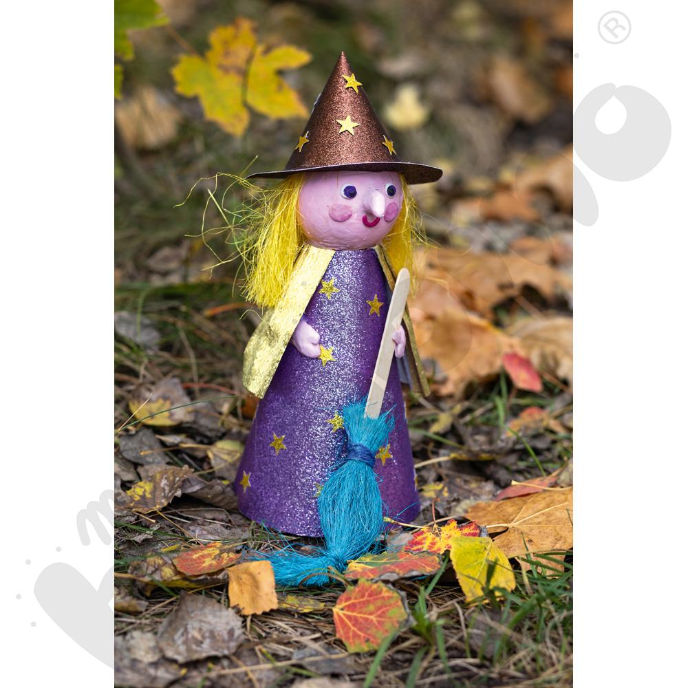 Bibuła marszczona alu, 5 kol.