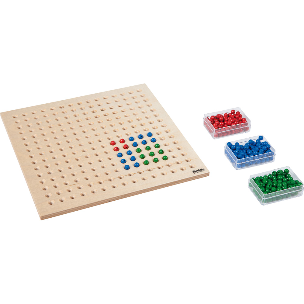 Malá tabuľka Montessori odmocnín