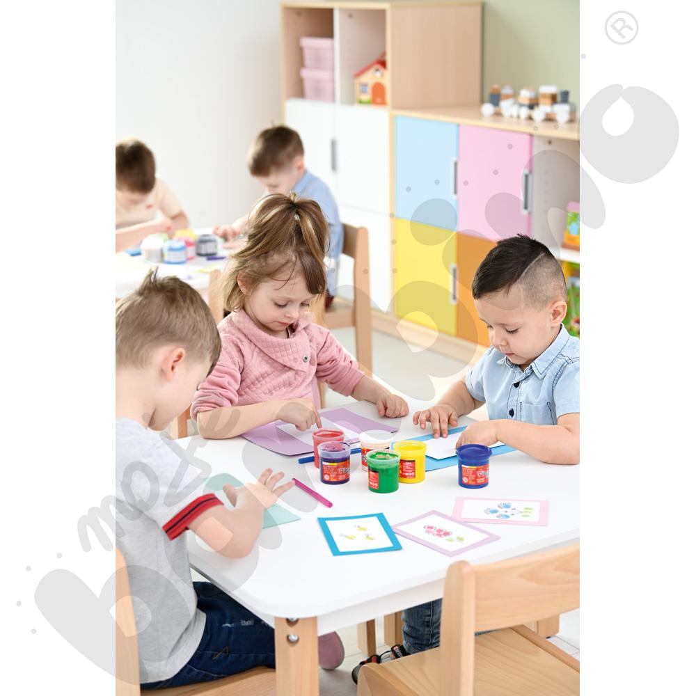 Farby do malowania palcami - 6 szt.