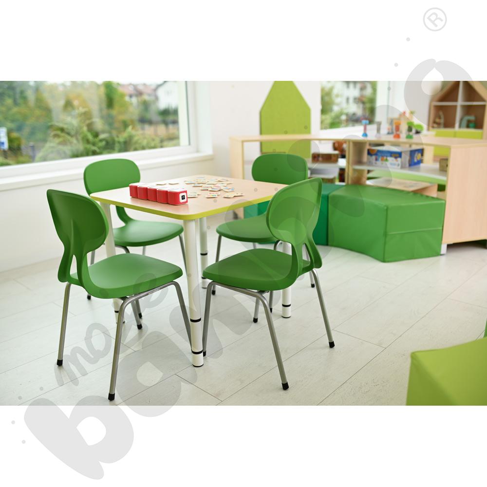 Blat Quadro klon jasny kwadratowy, limonkowe obrzeże