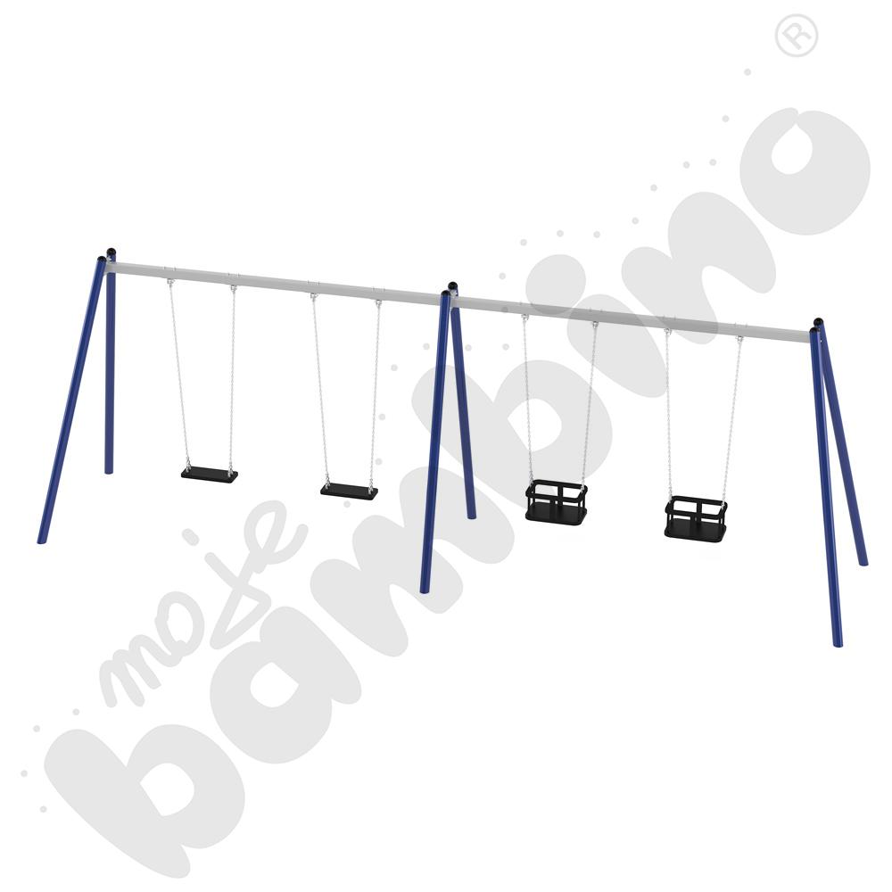 Action4Kids - stelaż do huśtawki poczwórnej - metalowa