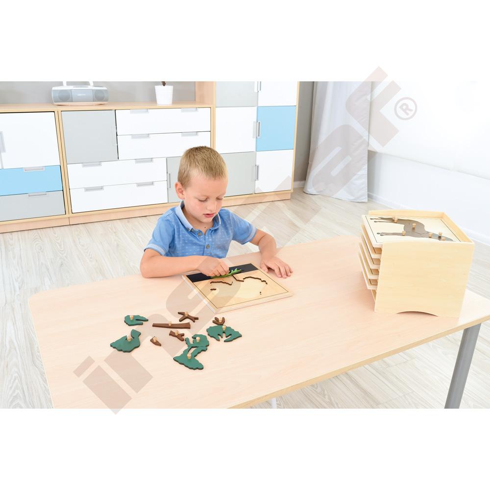 Skřínka na zvířecí puzzle