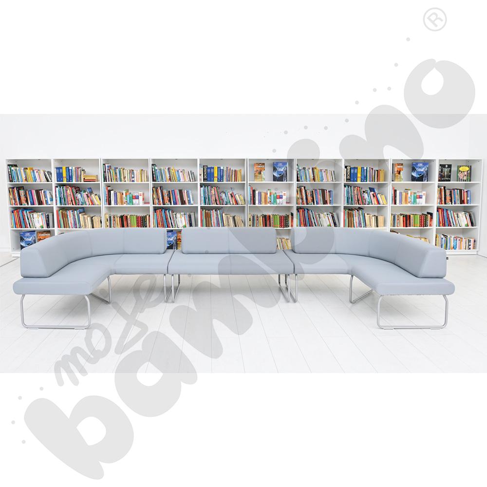 Quadro - szafka XL z 3 półkami, biała